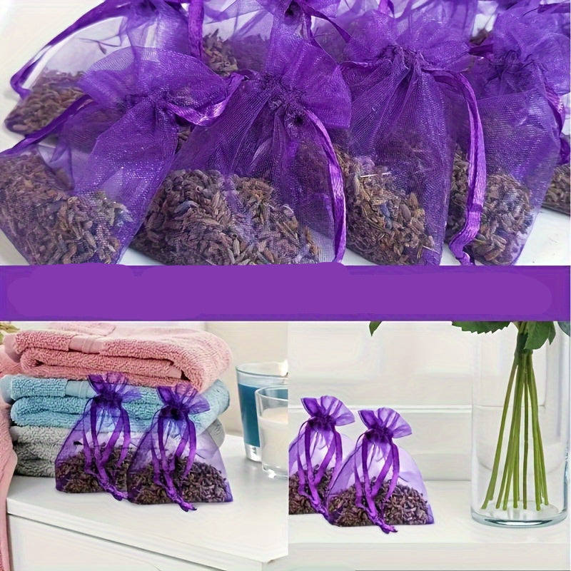 Lavender Dream Sachets – 15pcs Long-Lasting French Aromatherapy Floral Bags for Drawers, Closets & Wedding Favors, Home & Wardrobe Freshener