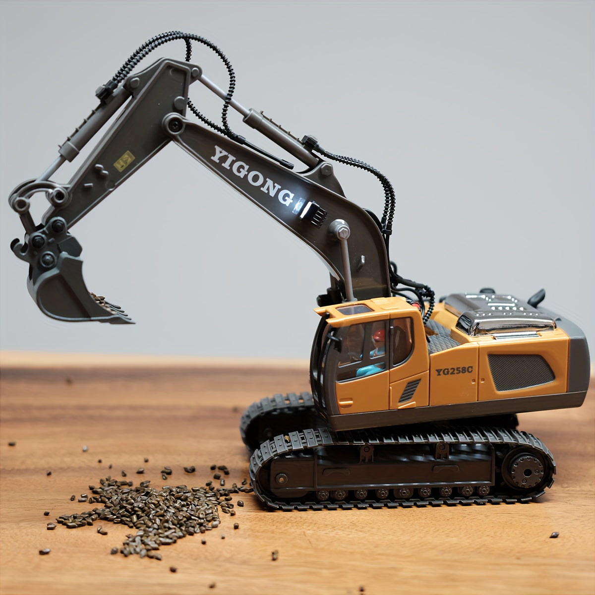 RC Mini Excavator Toy – Realistic Remote Control Digger with Powerful Arm for Kids Who Love Construction Fun