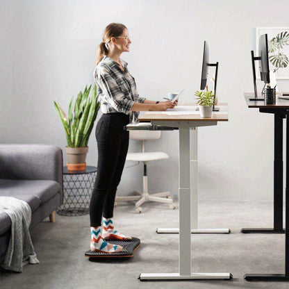 Ergonomic Standing Desk Mat – Non-Slip Anti-Fatigue Balance Board, Durable Rocker for Comfort and Stability, Medium Size for Home Office Use