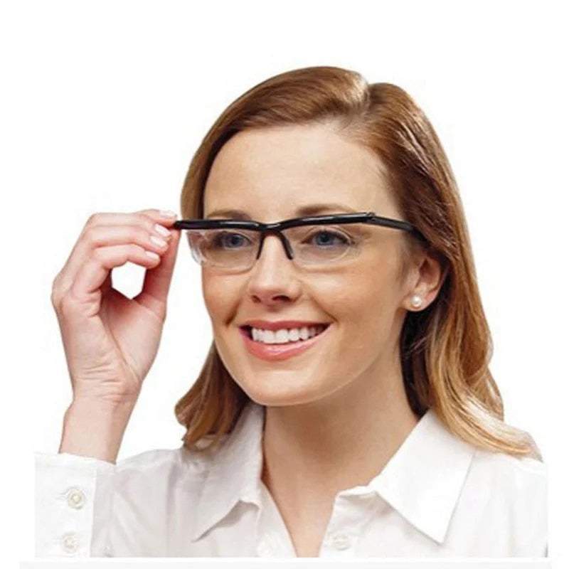 Adjustable Focus Glasses Dial Vision Near and Far Sight
