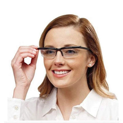 Adjustable Focus Glasses Dial Vision Near and Far Sight