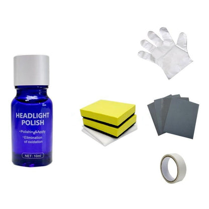 Headlight Polish Cleaner, Restoration Kit, Repair Liquid Spray