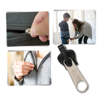 Clip-on slider to replace zippers