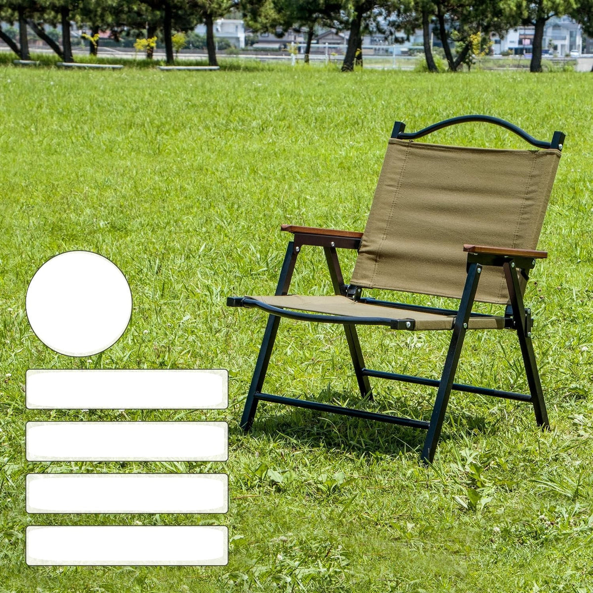 Portable Folding Camping Chair – Lightweight Outdoor Lounge Chair for Beach, Picnic & Hiking