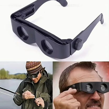 High-Magnification Fishing Telescope Glasses – Portable Outdoor Night Vision Goggles with Clear HD View, Lightweight Wearable Design for Fishing, Camping, and Low-Light Conditions