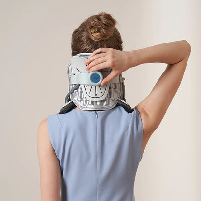 Electric Neck Traction Brace – Soft Adjustable Cervical Collar with Custom Logo, Pain Relief & Support for Neck Fixation Therapy