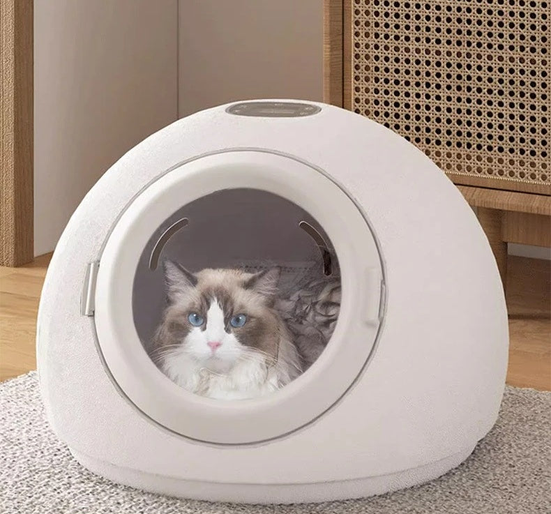 Automatic Home Pet Drying Box – Dog and Cat Bath Dryer with Constant Temperature, Hair Disinfection, and Winter-Summer All-Season Kennel Dryer