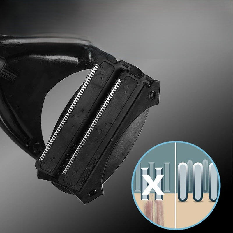 Men’s Painless Back Shaver with Foldable Handle – Portable Hair Remover for Back, Face, and Body Grooming with Comfortable Epilation and Easy Reach