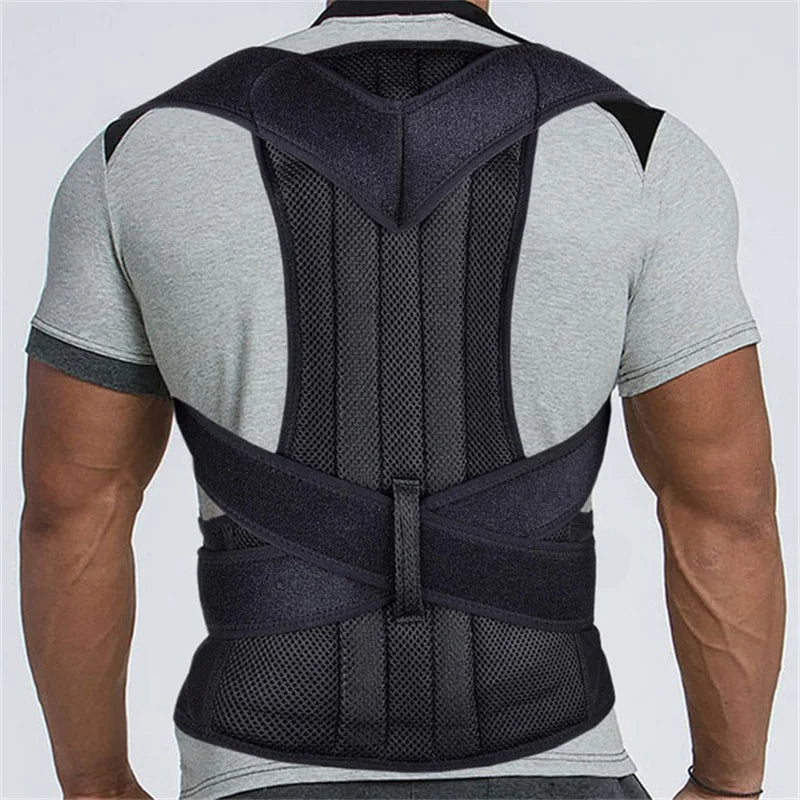 Adjustable Posture Corrector Corset - Back Straightener with Lumbar Support for Scoliosis & Pain Relief in Daily Use