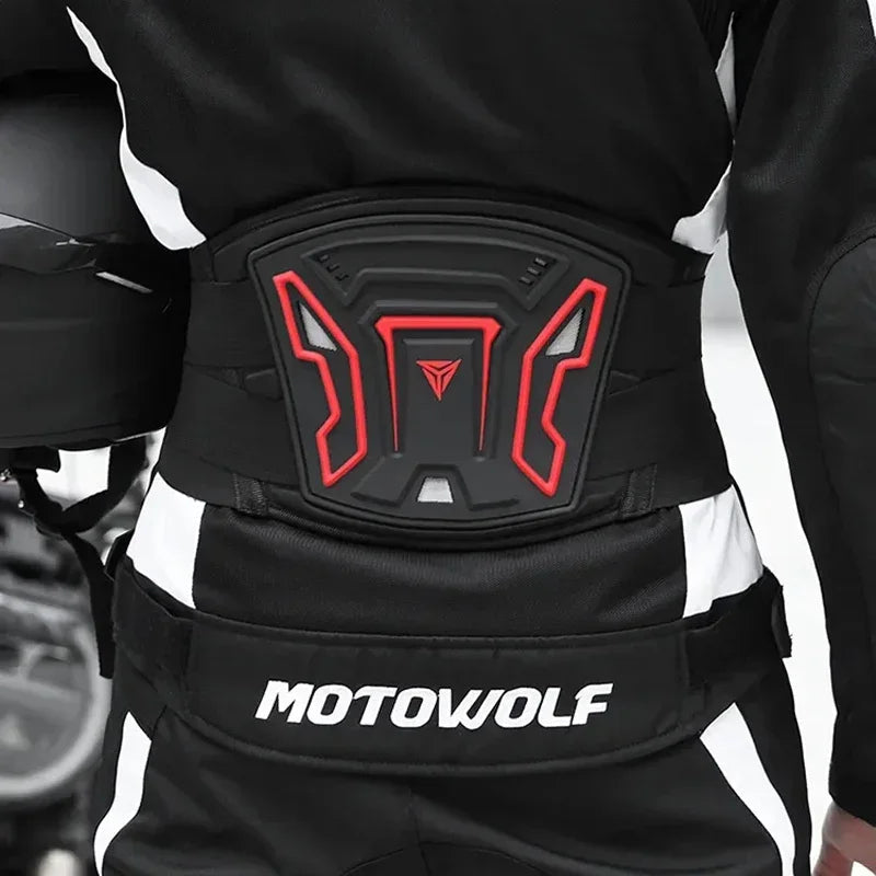 Motocross Motorcycle Waist Protector – Professional Riding Belt for Cycling, Motorbike Sports, and Lower Back Protection