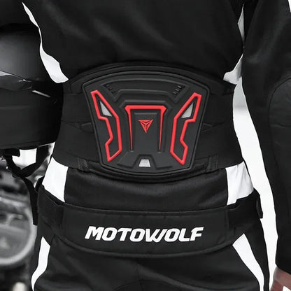 Motocross Motorcycle Waist Protector – Professional Riding Belt for Cycling, Motorbike Sports, and Lower Back Protection