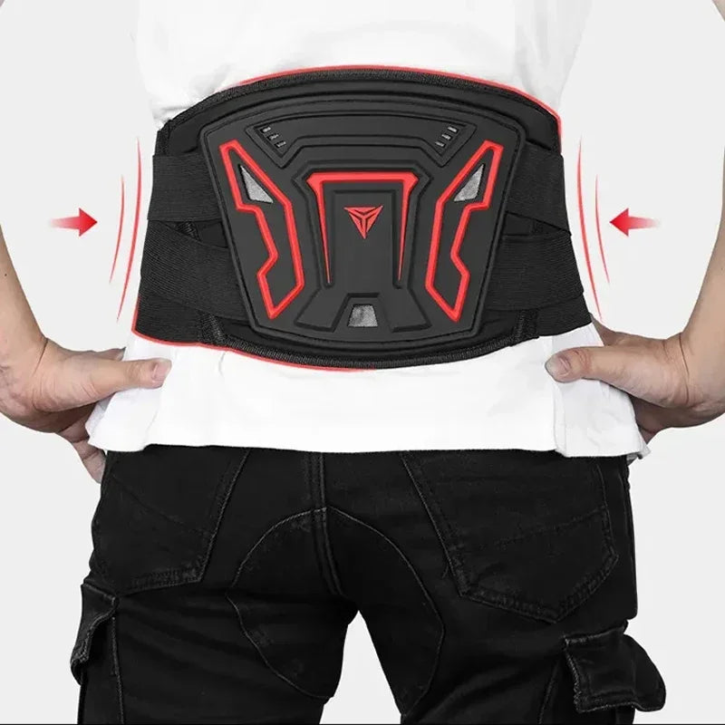 Motocross Motorcycle Waist Protector – Professional Riding Belt for Cycling, Motorbike Sports, and Lower Back Protection