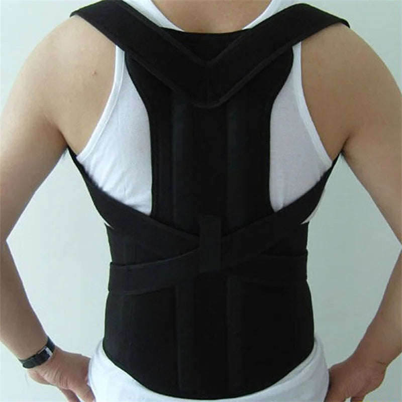Adjustable Posture Corrector Corset - Back Straightener with Lumbar Support for Scoliosis & Pain Relief in Daily Use