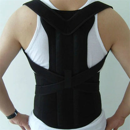 Adjustable Posture Corrector Corset - Back Straightener with Lumbar Support for Scoliosis & Pain Relief in Daily Use