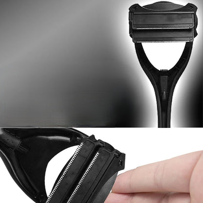 Men’s Painless Back Shaver with Foldable Handle – Portable Hair Remover for Back, Face, and Body Grooming with Comfortable Epilation and Easy Reach
