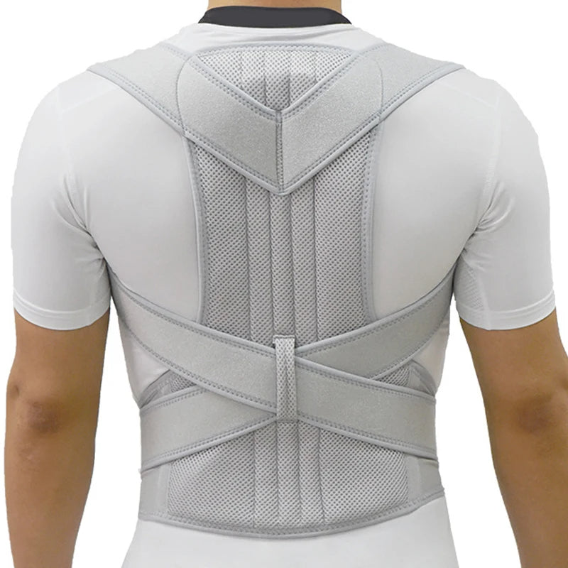Adjustable Posture Corrector Corset - Back Straightener with Lumbar Support for Scoliosis & Pain Relief in Daily Use