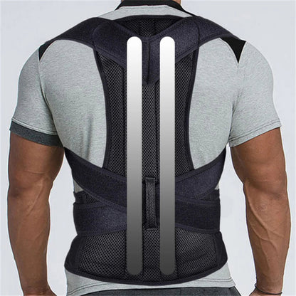 Adjustable Posture Corrector Corset - Back Straightener with Lumbar Support for Scoliosis & Pain Relief in Daily Use