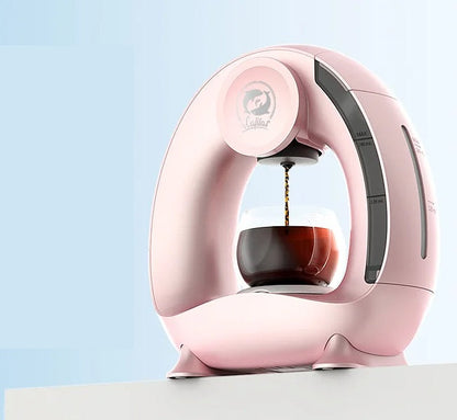 Coffee Machine – MINI Q 2-in-1 Personal Cup Brewer with K-Cup and Ground Coffee Adapter, Compact Tea and Coffee Maker