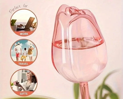 Self-Watering Tulip Plant Balloons – 2/4 Pack Indoor Outdoor Drip Irrigation Tools for Longer Watering with Narrow Spout Design