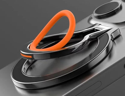 Magnetic Mobile Phone Finger Ring Holder – Strong Magsafe-Compatible 360° Rotation Stand for Secure Grip, Hands-Free Viewing, and Style