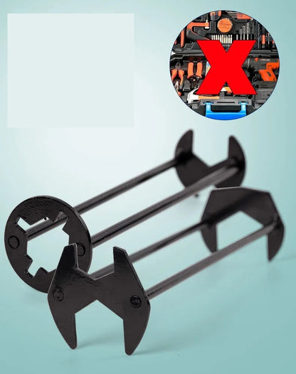 Multi-Purpose Plumbing Wrench Set – Four-Claw Hexagon Sink Faucet Wrench & Repair Tool for Household Pipe Fixes