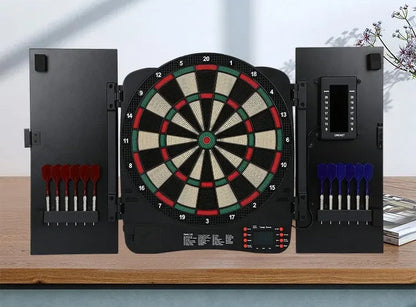 Electronic Dartboard Game with LED Lights – Multiplayer Interactive Indoor Dart Set for Family Fun, Parties, and Skill Training