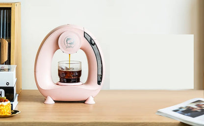 Coffee Machine – MINI Q 2-in-1 Personal Cup Brewer with K-Cup and Ground Coffee Adapter, Compact Tea and Coffee Maker