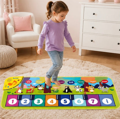 Interactive Piano Mat for Kids – Musical Floor Keyboard Dance Mat with Sounds, Educational Music Toy for Toddlers, Boys & Girls Gift