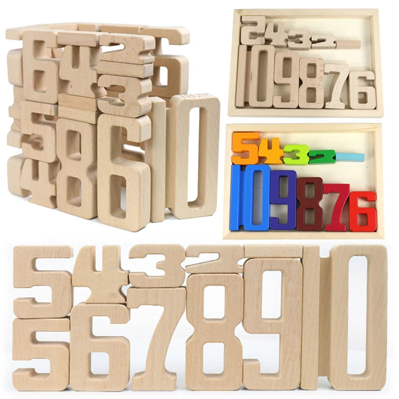 Wooden Balance Building Blocks – 3D Montessori Educational Toy for Children’s Early Learning, Creative Thinking & Balance Skill Development