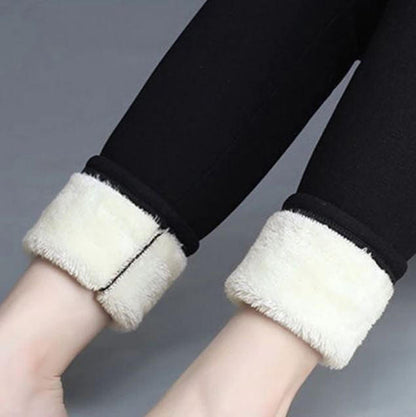 Women's fleece winter leggings