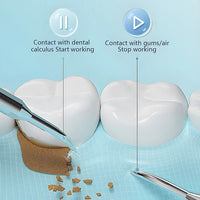 Ultrasonic Scaling Wand: Efficient and safe tooth cleaning at home with LED light and USB quick-charge function