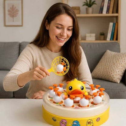 Bounce and Catch Duck Game - Interactive Family Party Toy for Hand Eye Coordination and Active Play