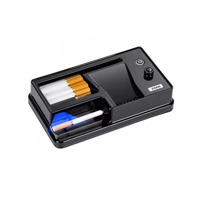 Electric Cigarette Rolling Machine – Smart Infrared LED Sensing Roller with Storage Tray for Regular Tubes and Convenient Tobacco Preparation