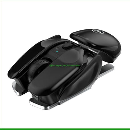 Ergonomic Wireless RGB Mouse – 4-Key Optical Mute Mouse with 1600 DPI for Work, Gaming, or Stylish Unisex Gift
