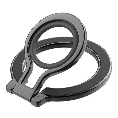 Magnetic Mobile Phone Finger Ring Holder – Strong Magsafe-Compatible 360° Rotation Stand for Secure Grip, Hands-Free Viewing, and Style