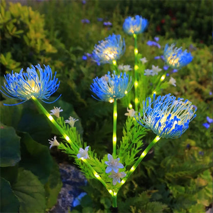 Solar Flower Lawn Lamp Set – 2-Piece Waterproof Outdoor Decorative Garden Stake Lights