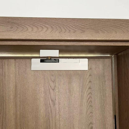 Hydraulic Door Closer Damper – Silent Automatic Closing Buffer for Wooden Doors with Anti-Pinch Protection and Easy External Household Installation