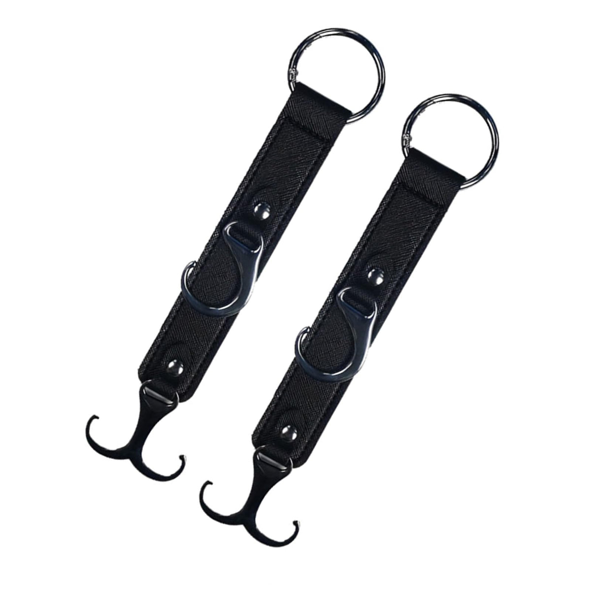 Faux Leather Car Seat Hooks – 2pcs Multi-Function Durable Headrest Hangers for Bags, Groceries, and Stylish Car Interior Organization