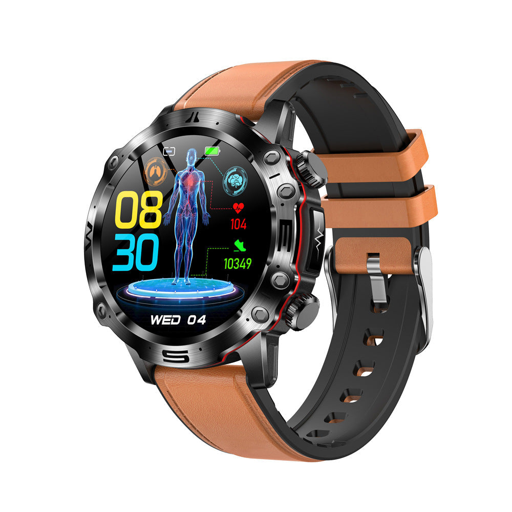 High-end ECG/EKG blood sugar health HD sports smart watch