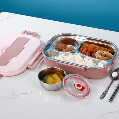 Thermal lunch box made of stainless steel