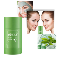 Cleansing and anti-blackhead green tea mask