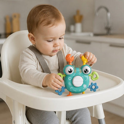 Baby Finger Exercise Toy - Early Learning Rattle and Hanging Bell Set for Newborn Sensory Development and Motor Skills