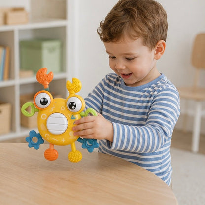 Baby Finger Exercise Toy - Early Learning Rattle and Hanging Bell Set for Newborn Sensory Development and Motor Skills