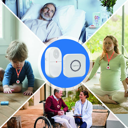 CallToU Caregiver Pager  Vibration Pager Nurse Calling Alert System elderly Wireless SOS Call Button