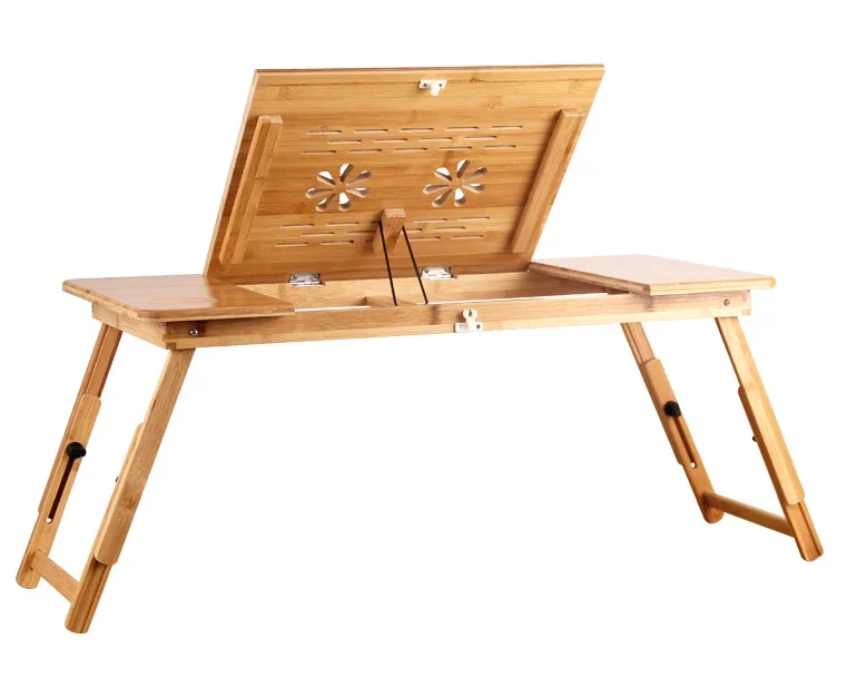 Folding Laptop Desk for Bed or Sofa – Portable Study and Reading Table Tray for Home and Travel Convenience