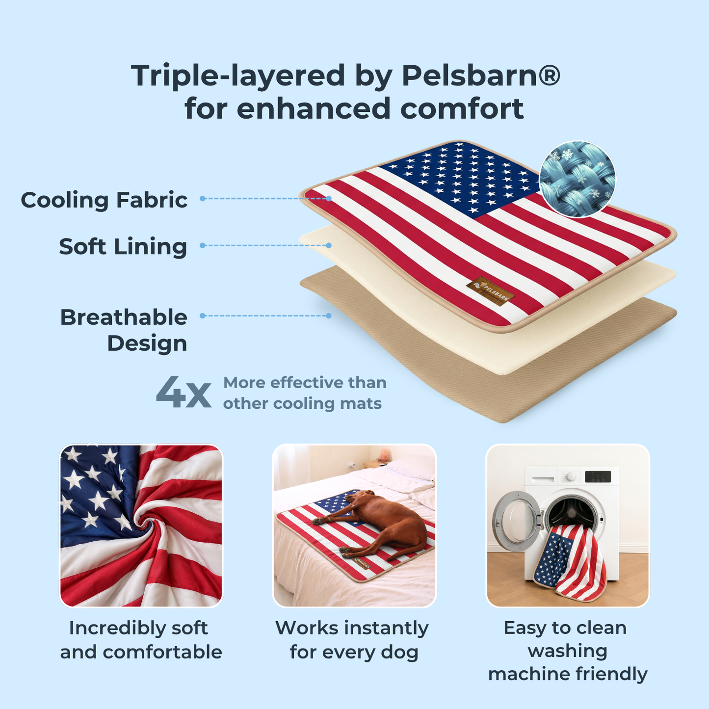 Cooling Mat Stars & Stripes Edition