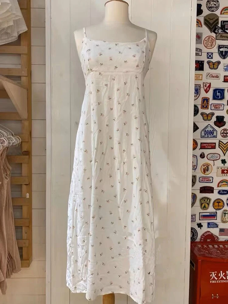 Slim Fit Strapless Sheath Floral Midi Dress – Sweet Y2K Vintage Bodycon for Romantic Summer & Spring Styling