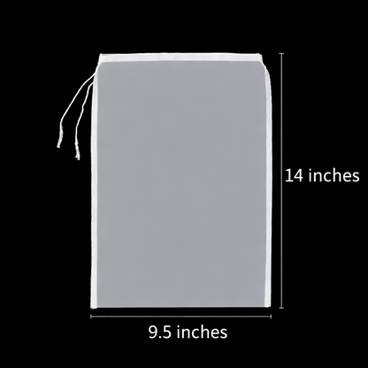 Reusable Nylon Mesh Filter Bag - Multi-Use Food Strainer for Tea, Yogurt, Cheese, Brew, Nut Milk & Soy Milk Preparation