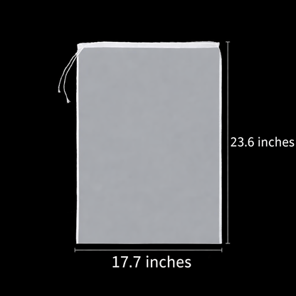 Reusable Nylon Mesh Filter Bag - Multi-Use Food Strainer for Tea, Yogurt, Cheese, Brew, Nut Milk & Soy Milk Preparation