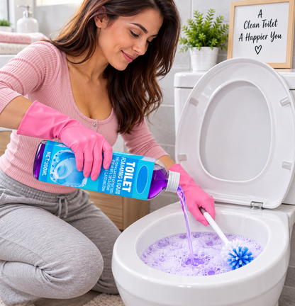 Smart Toilet Foaming Liquid Refill – 200ML Long-Lasting Anti-Splash Foam Shield Cleaner with Fresh Odor Control for Cleaner Bathroom Use